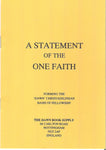 A Statement of the One Faith